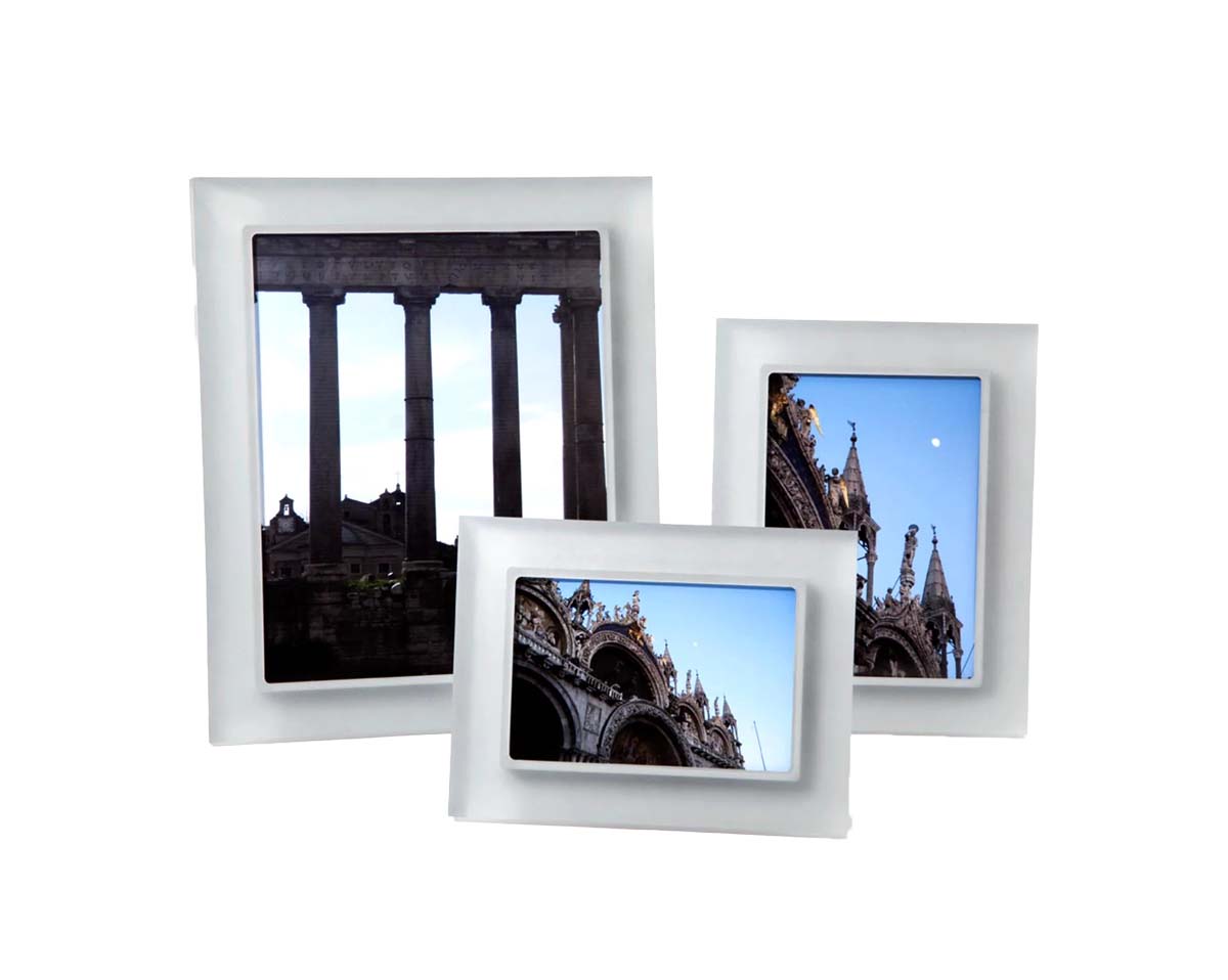 Several Smoke Gray Prisma Frames, many sizes and shapes
