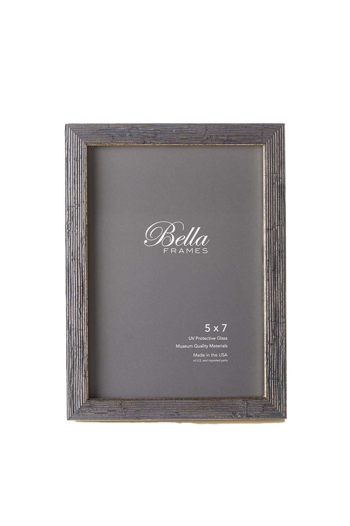 Indus Blue Delta gray textuted frame, front view