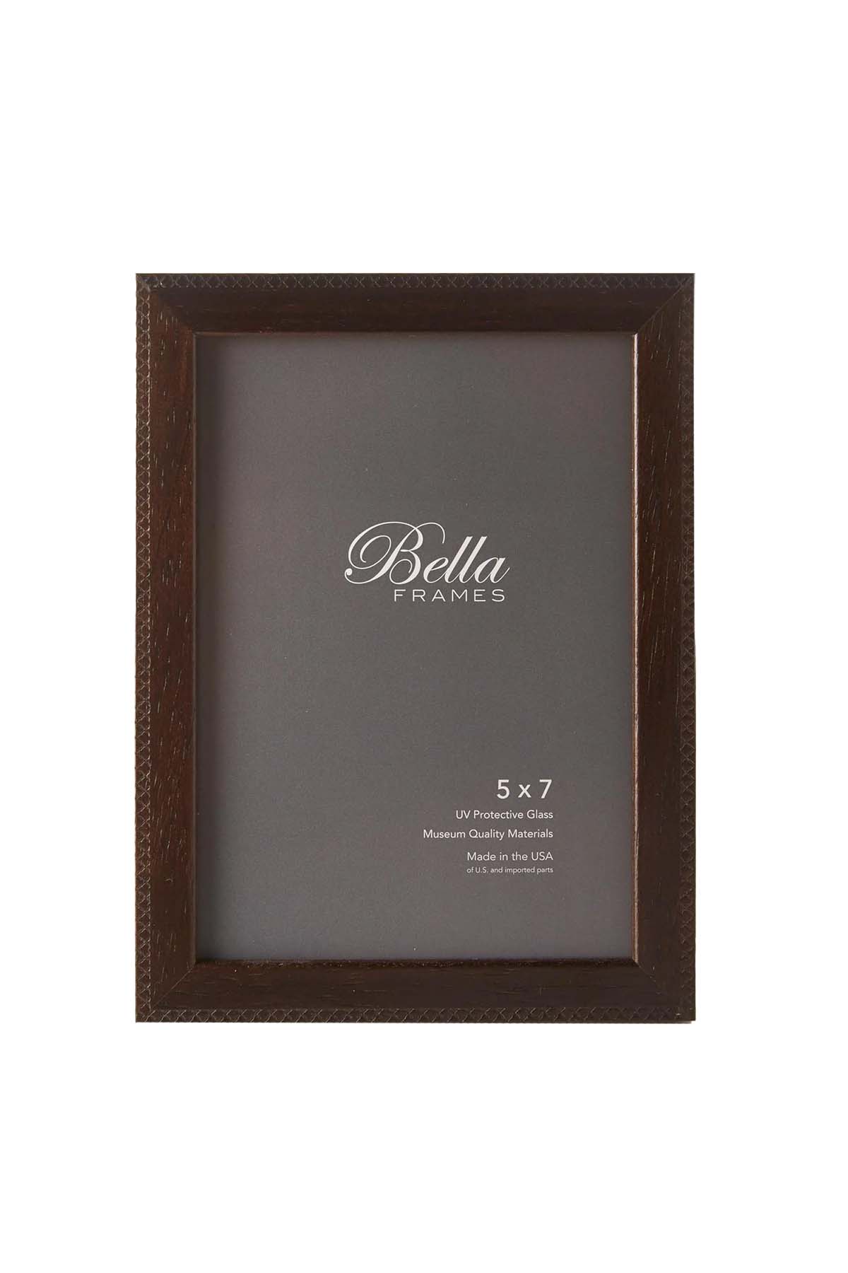 Jax Brown with Cross Stitch Detailing, front view