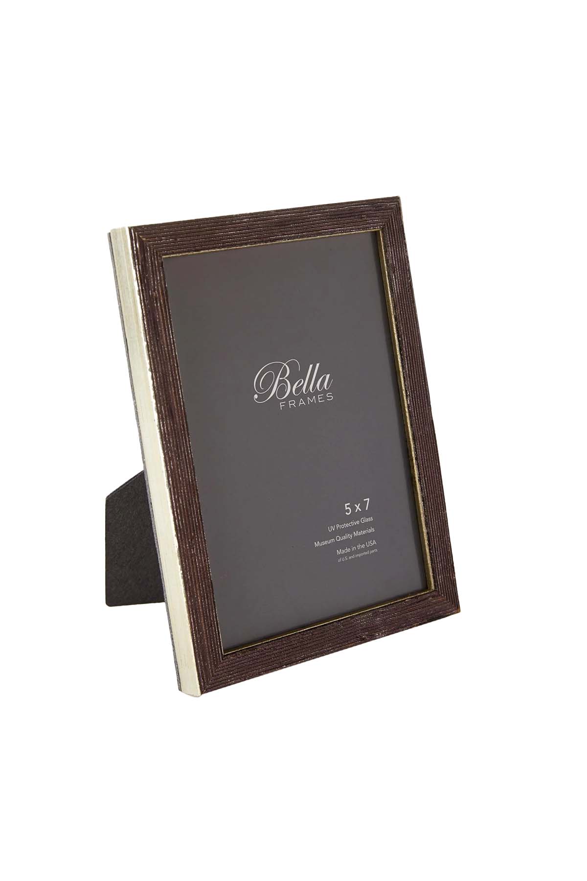 Indus Purple Mountains earthy textured frame, side view
