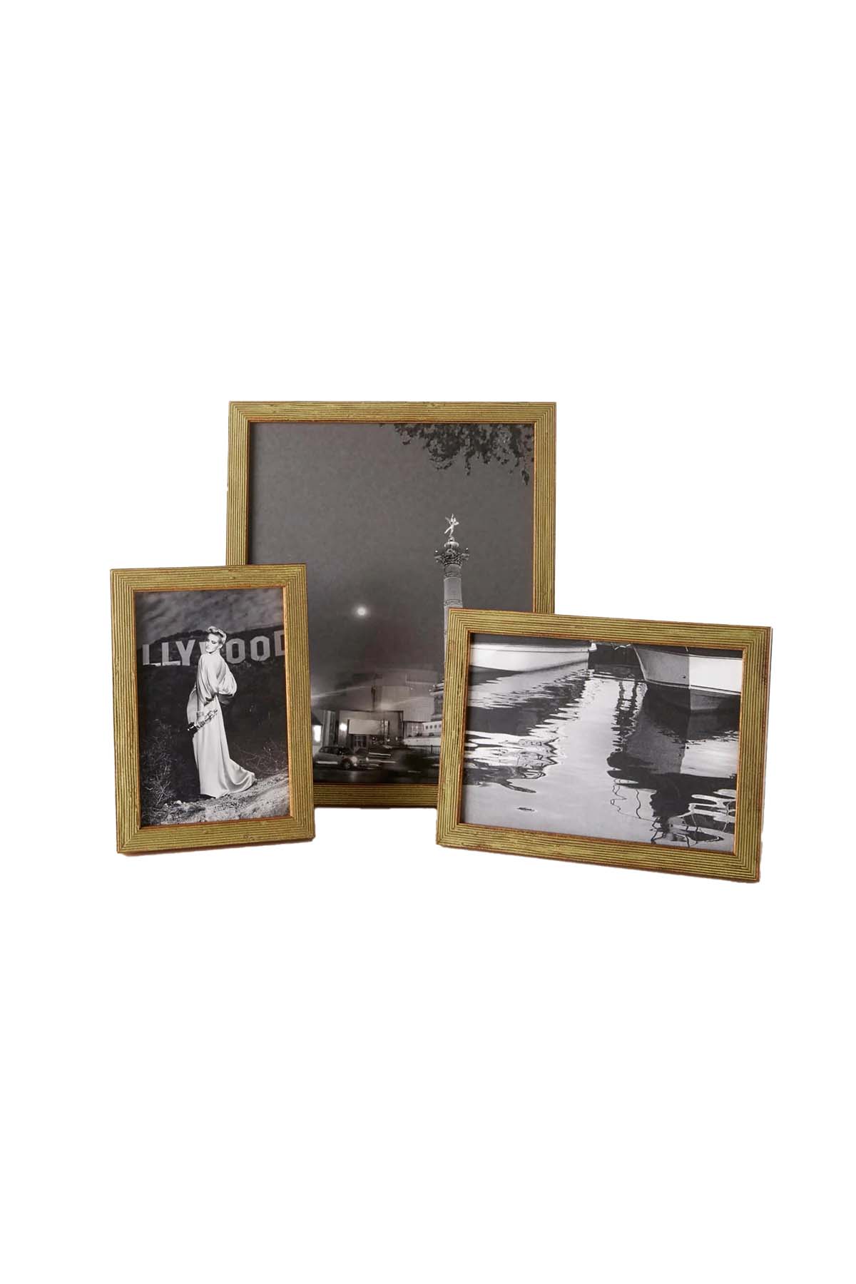 Indus Eucalyptus gold textuted frame, group view