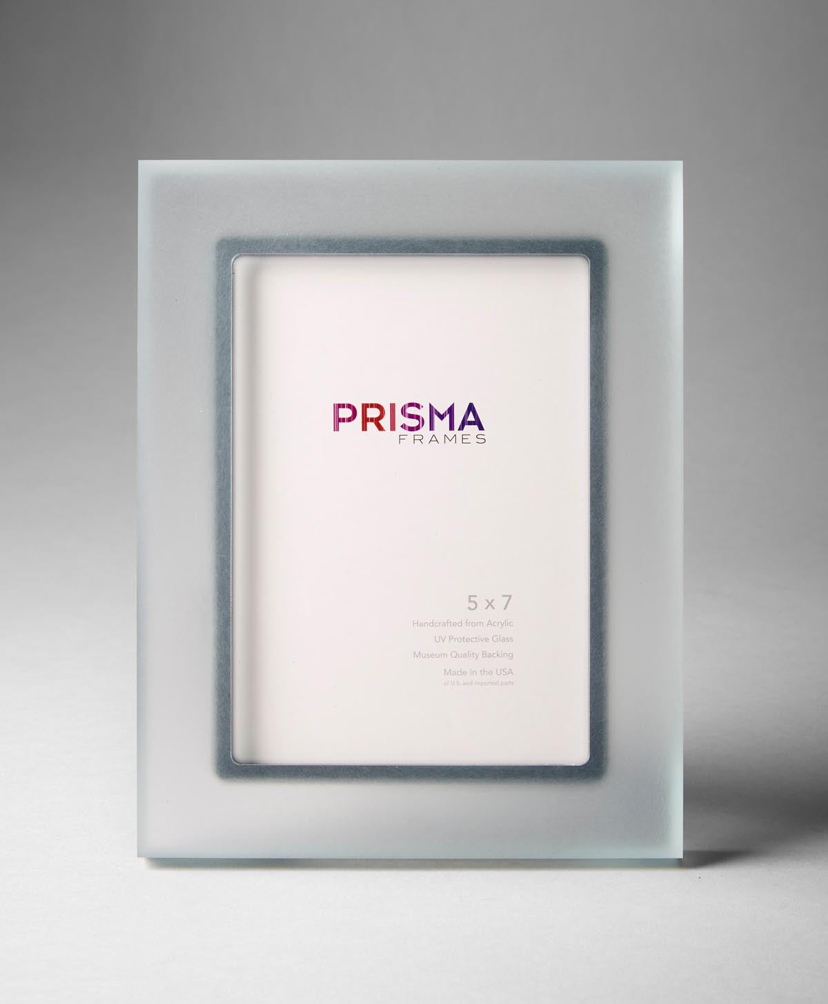 Sea Sanded with Black Lip Prisma Clear Frame, front view