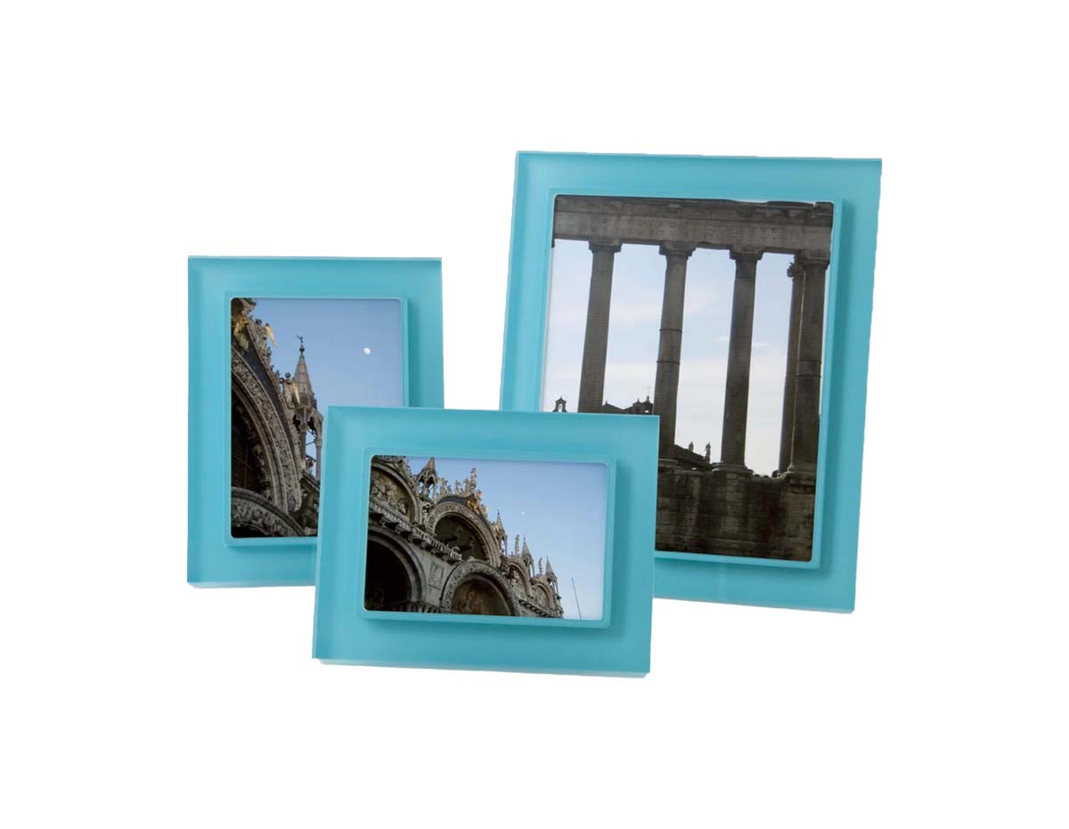 Robin's Egg Prisma Frames, grouping of many sizes and colors