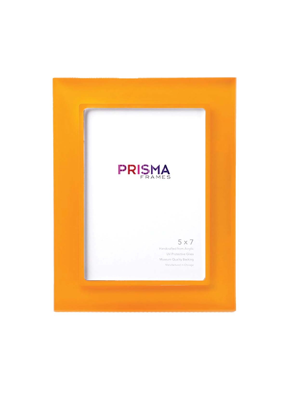 Tangerine Orange Prisma Frame, front view