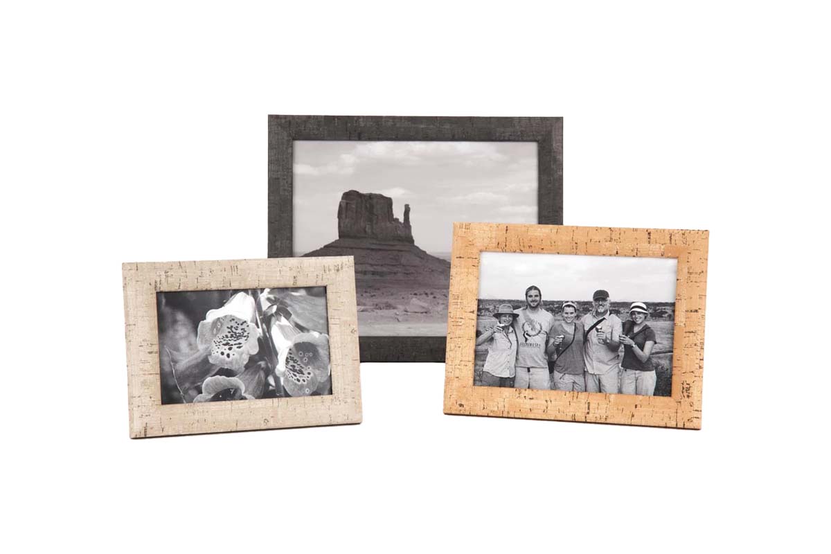 A Group of Tappo Cork Frames, of different shapes and sizes