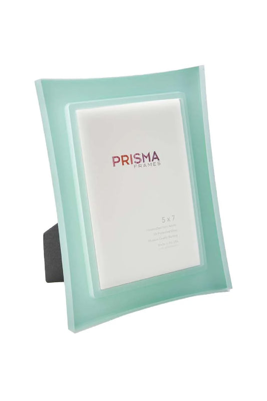 Risa Mint Green frame with flared edges, side view