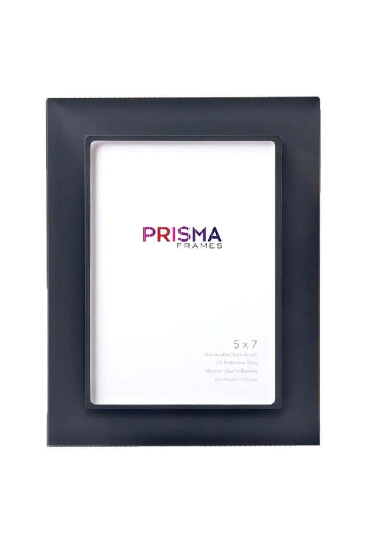 Slate Gray Prisma Acrylic Frame, front view