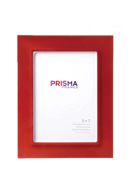 Tomato Red Prisma Frame, front view