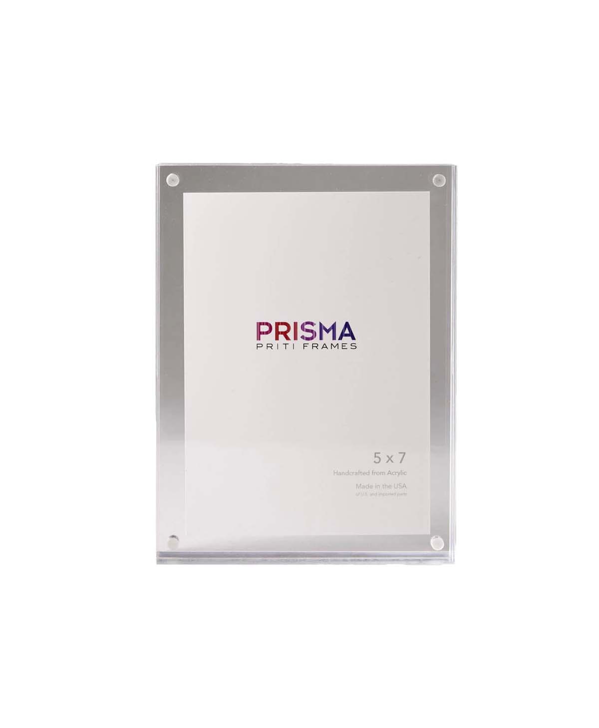 Priti Clear Prisma photo frame, front views