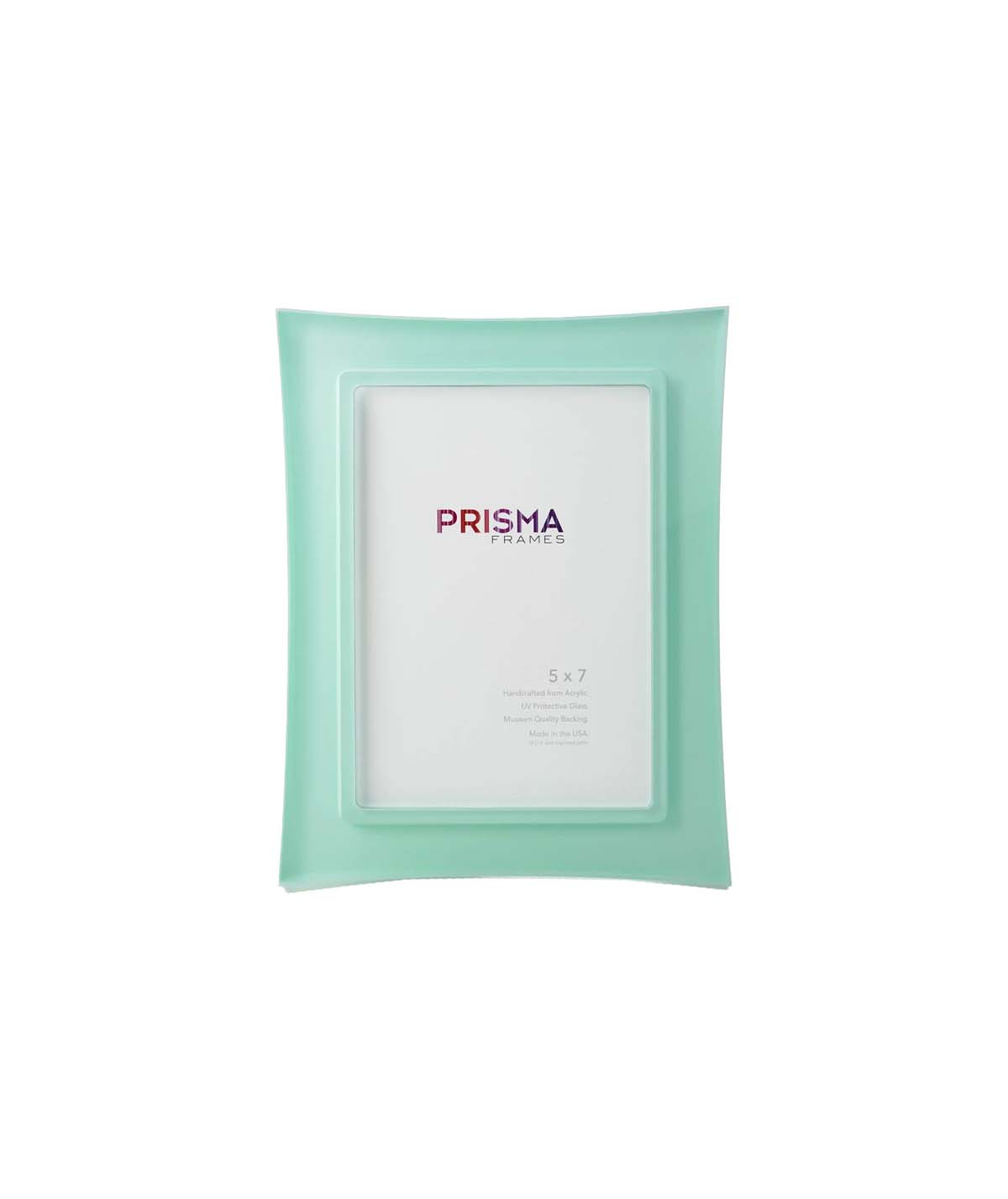 Risa Mint Green frame with flared edges, front view