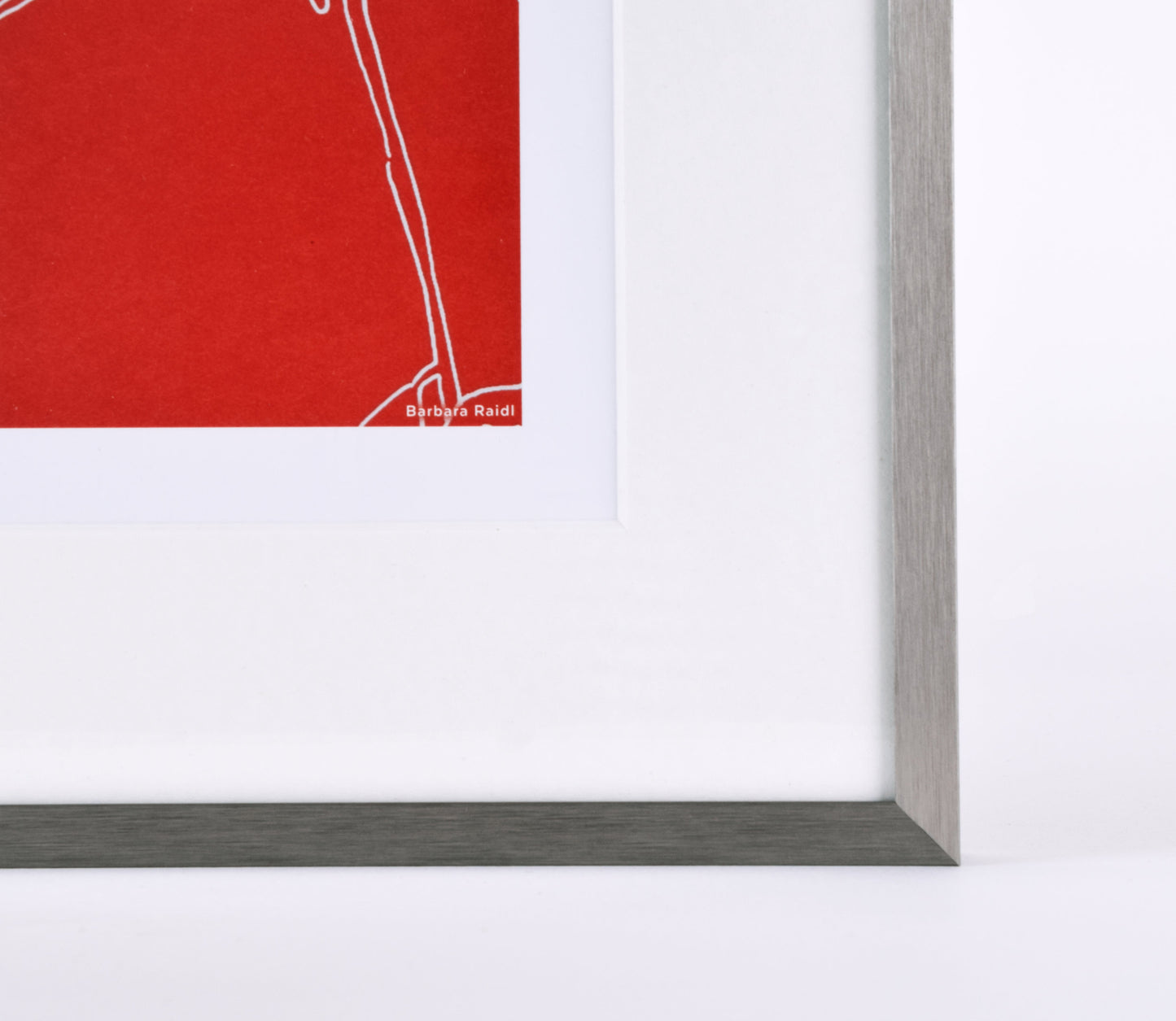 Slim Silver Gallery Frame Artists Frame Service