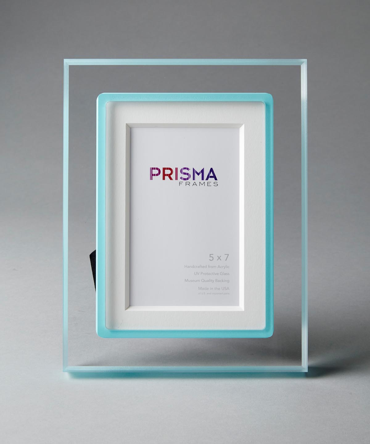 Circa island Prisma clear lucite frame - front view